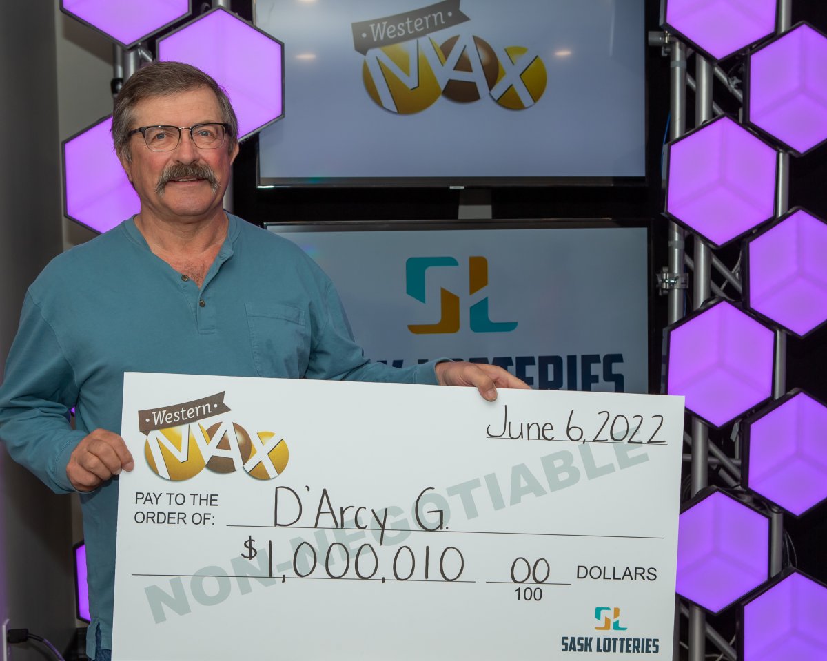D'Arcy Glover won his second $1 million in just four years on May  27, 2022. 