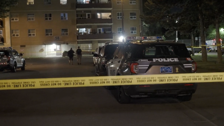 Police responded to a shooting incident in Toronto Friday night that left two victims.