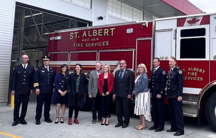 The City of St. Albert held a grand opening ceremony this week for the municipality's new fire hall which is replacing one that had ben located at 18 Sir Winston Churchill Ave.