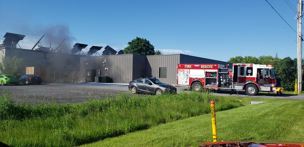 An explosion at a Napanee veterinary clinic has sent one person to hospital.