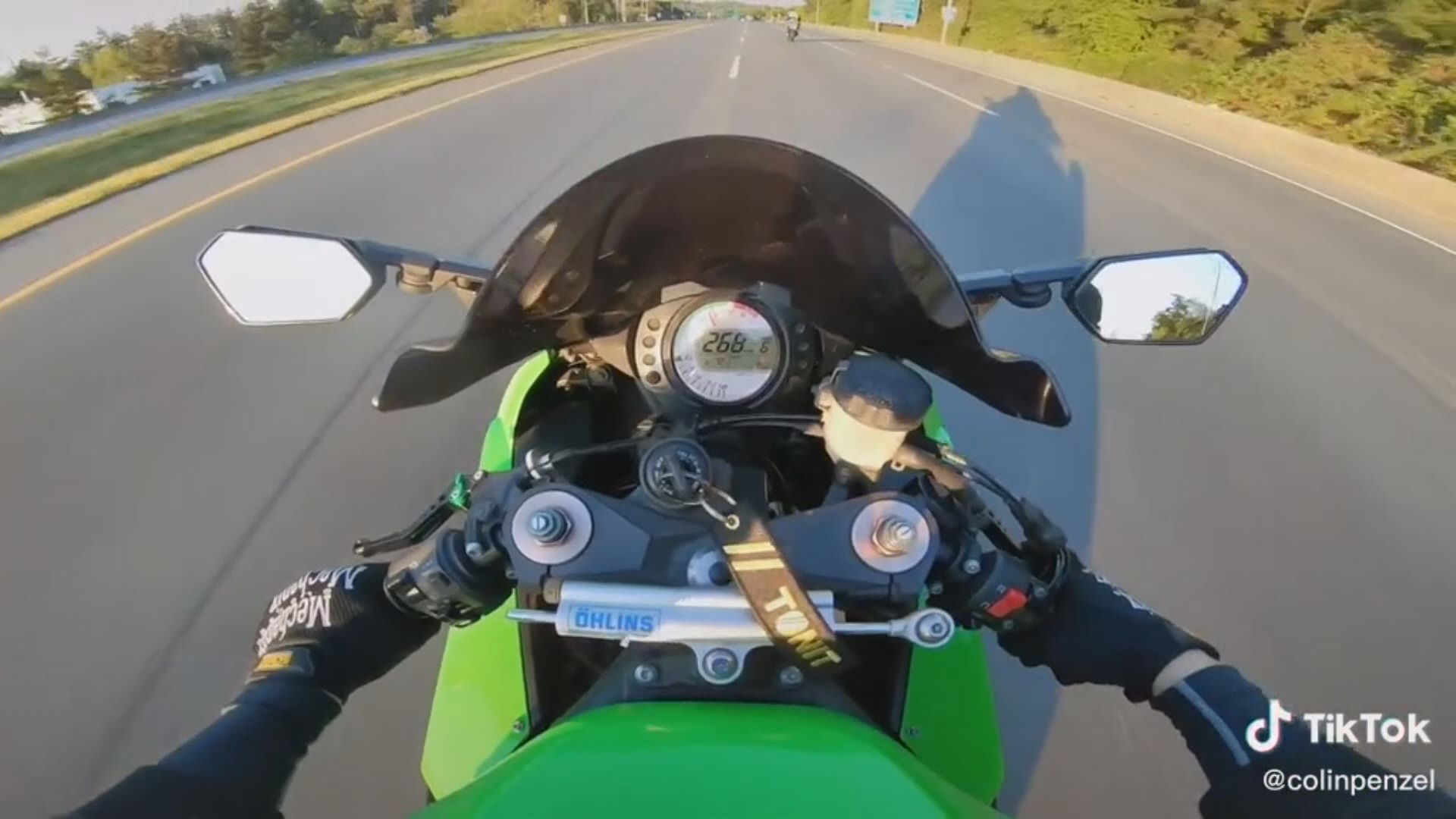 Social media videos show motorcyclists speeding almost 300 km/h on B.C.  highway