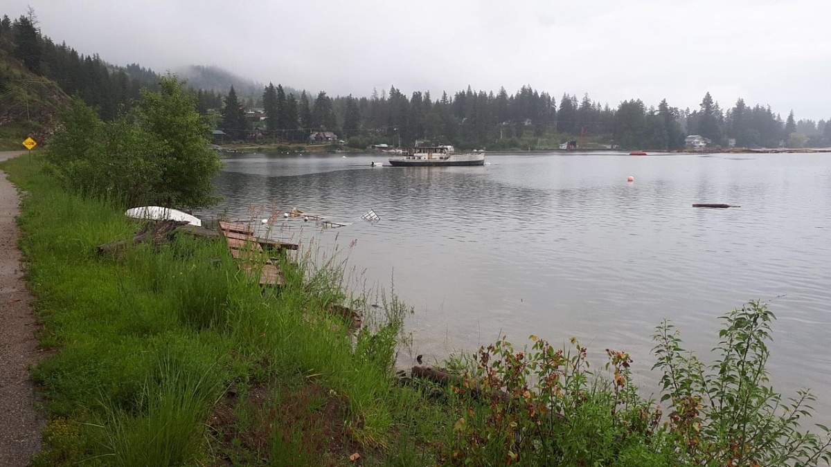 The CSRD says the water level in Shuswap Lake is projected to reach 349.1 metres, with the peak expected to take place this coming weekend or early next week.