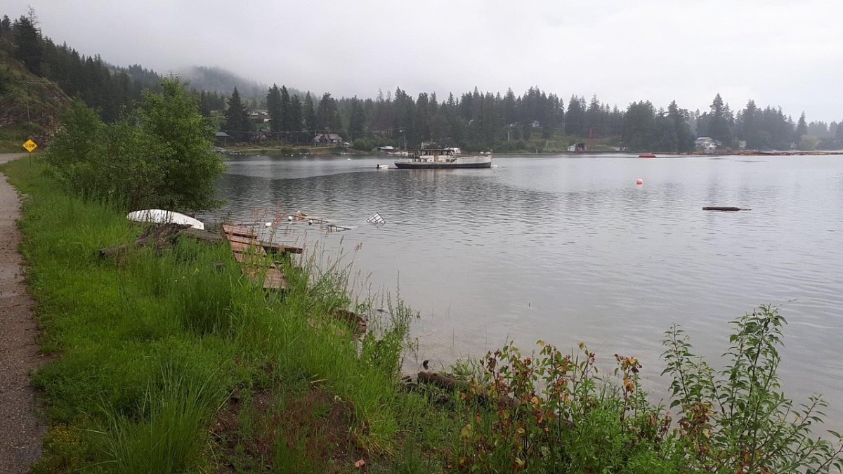 The Columbia Shuswap Regional District says water levels are rising in the area. Shuswap Lake was measured at 348.581 metres on Monday morning, up 5.3 cm from Sunday morning when it was listed at 348.528 metres.