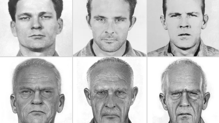 The U.S. Marshals Service released age-progressed photos last week of Frank Morris, Clarence Anglin and John Anglin, who may have escaped from the island prison in 1962. They would be in their 90s today.