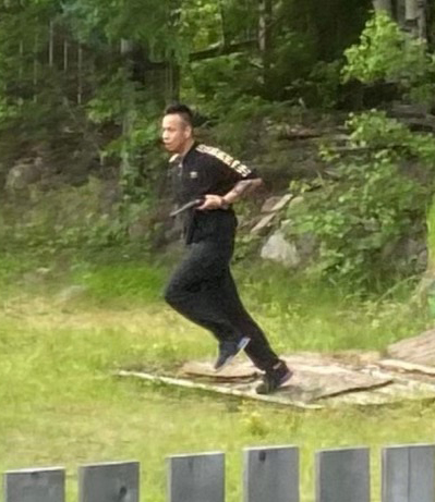 RCMP are looking for a suspect in connection with a dangerous incident in La Ronge on Sunday.