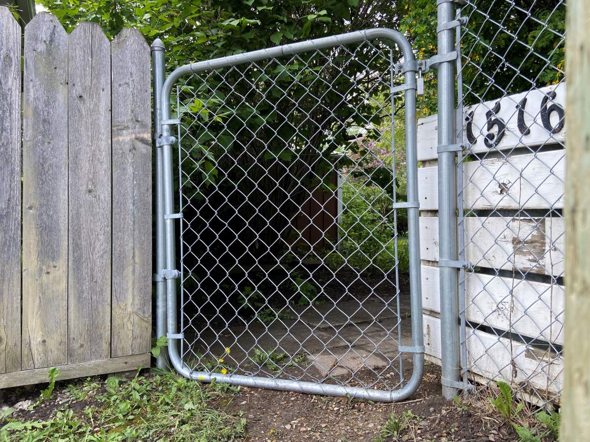Yard where dogs resided in Capitol Hill.