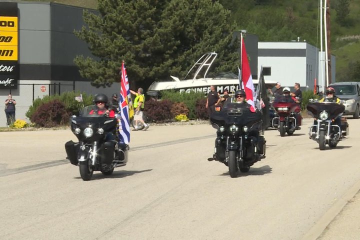 Hundreds of motorcyclists in Okanagan ‘Ride for Dad’ urge men to get prostate tested