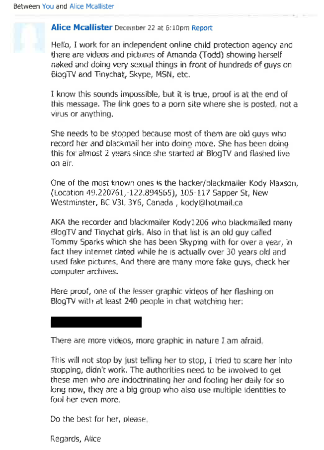 Trial hears of digital links behind Facebook accounts used to ‘sextort’ Amanda Todd - image