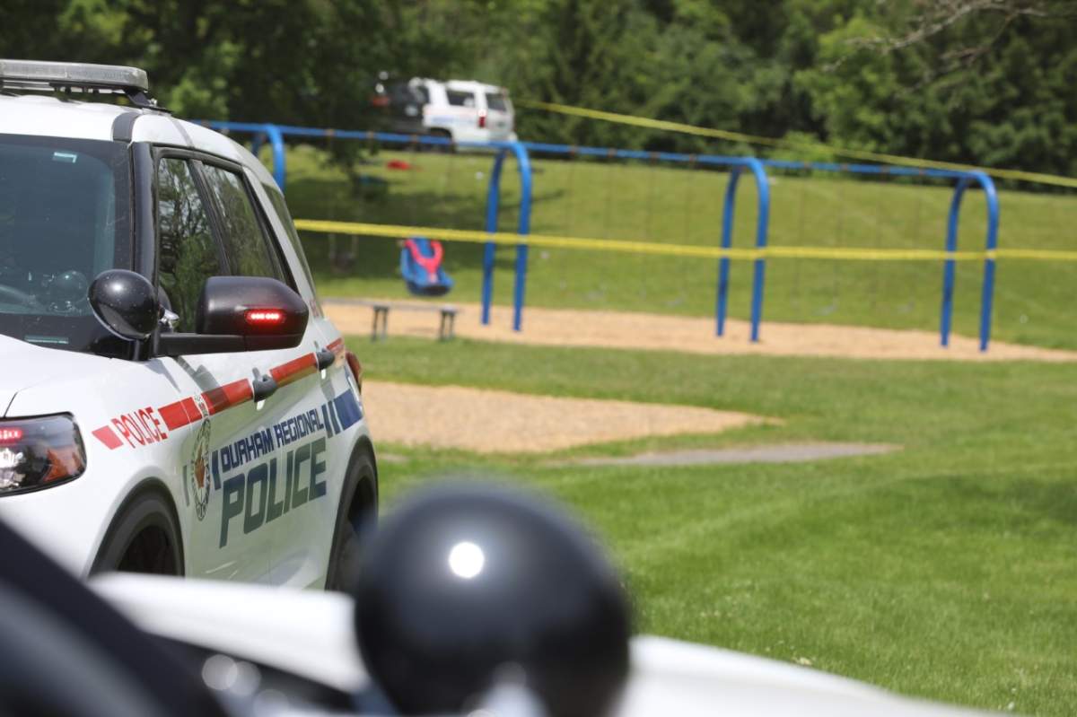 Police said they responded to the stabbing just beofre 1 p.m. Monday.