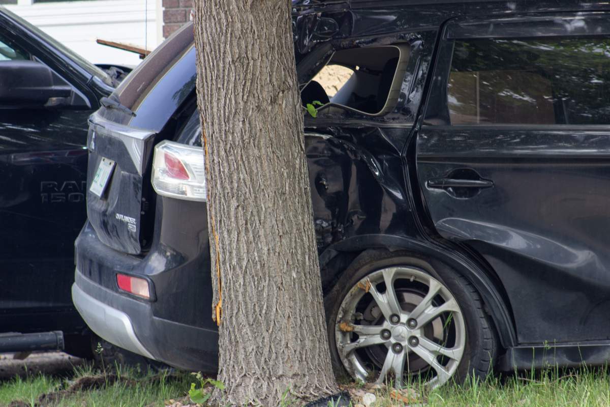 At approximately 8:36 a.m. police were dispatched to the scene of the collision.