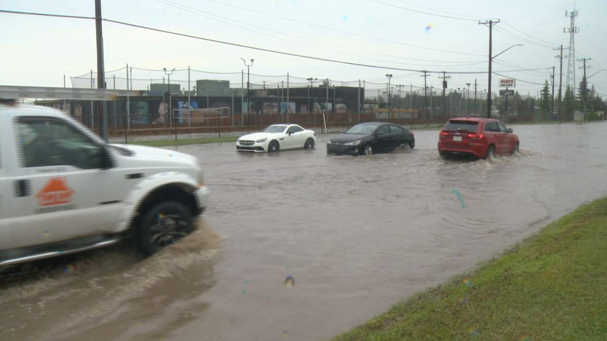 Traffic across the city has been rerouted or slowed during the day, as sewer systems fight to keep up with the high volume of water.