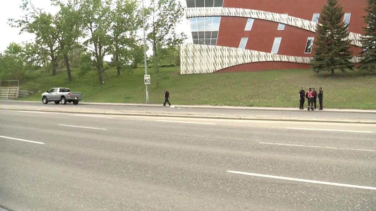 CPS is investigating after a pedestrian was struck and injured on Macleod Trail June 2, 2022.