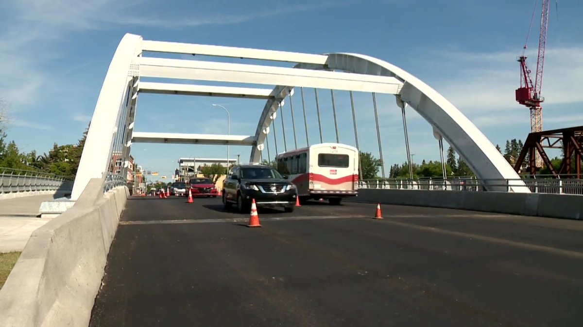 File: The bridge at 9 Avenue southeast officially opened to the public on June 28, 2022.