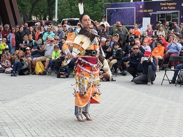 Powwow dancer