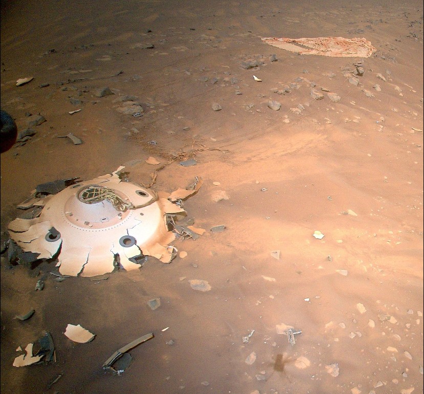 Mars Rover Spots Shiny Human Garbage On The Red Planet - National ...