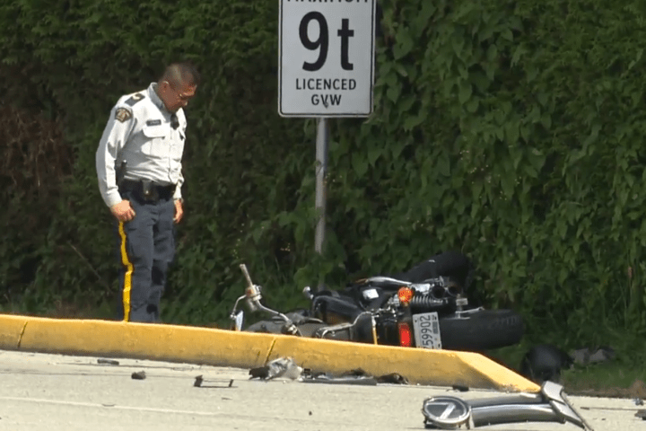 Richmond crash leaves motorcyclist in serious condition