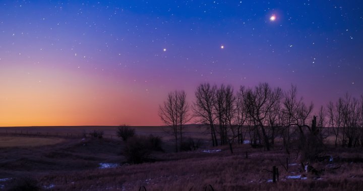 Ontarians currently have an opportunity to watch rare celestial cavalcade