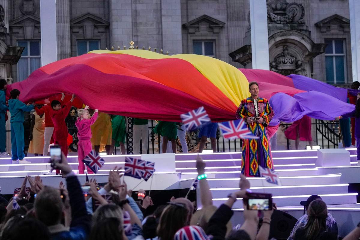 The Queen's Platinum Jubilee concert got underway at Buckingham Palace.