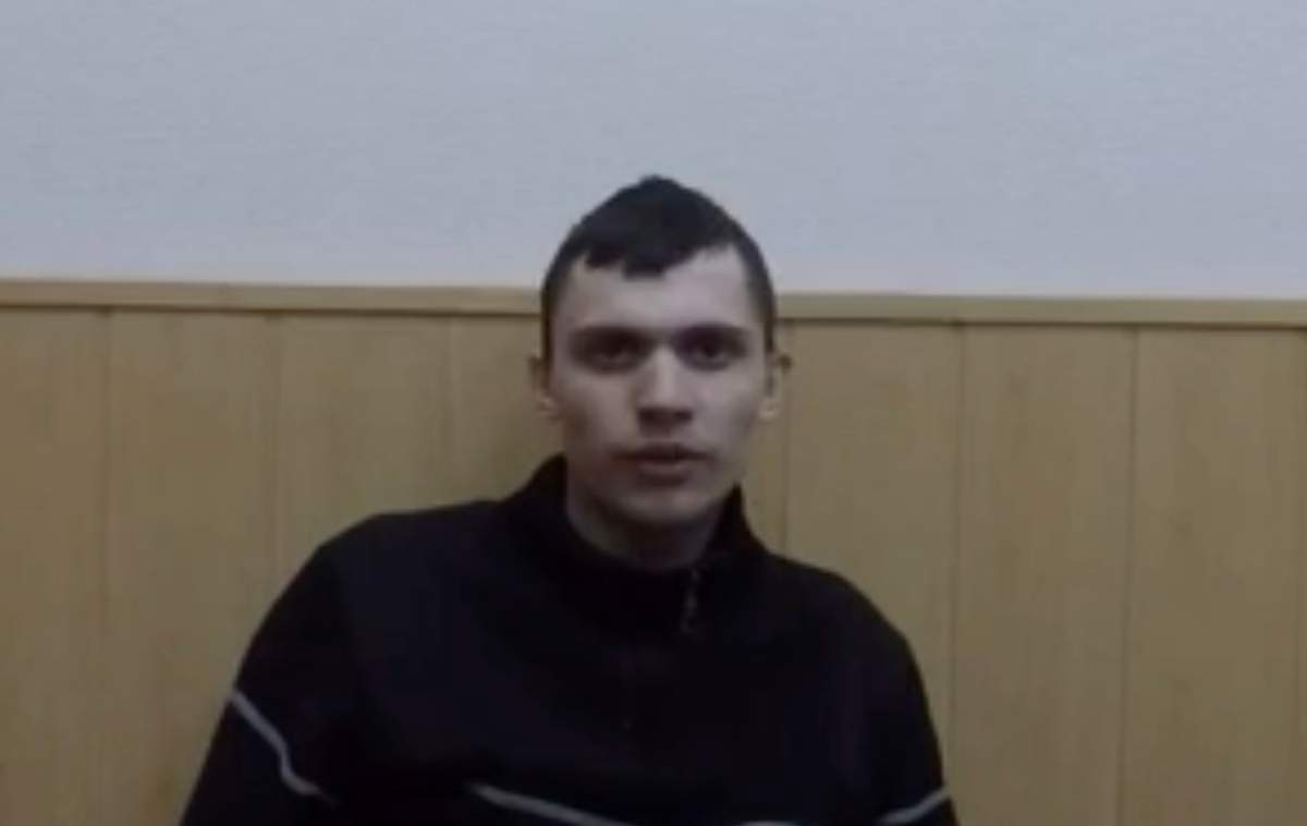 A Russian soldier captured by Ukrainian forces in Kharkiv says he was shot for disobeying an order to shoot civilians.