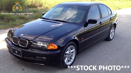 A stock photo of a similar black BMW that police believe was involved in a fatal shooting last Friday.