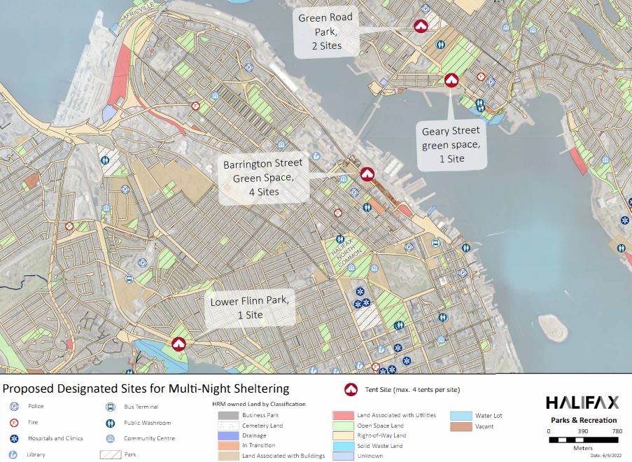 Halifax council approves plan for tent sites in 4 city parks amid ...