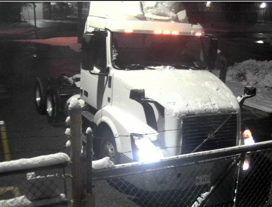 Police are seeking to identify suspects after a shipping container was stolen in Toronto.