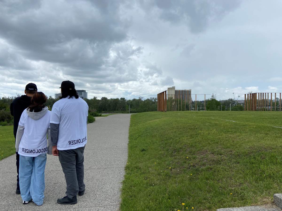 Using IndigiTRAILS at Fort Calgary.