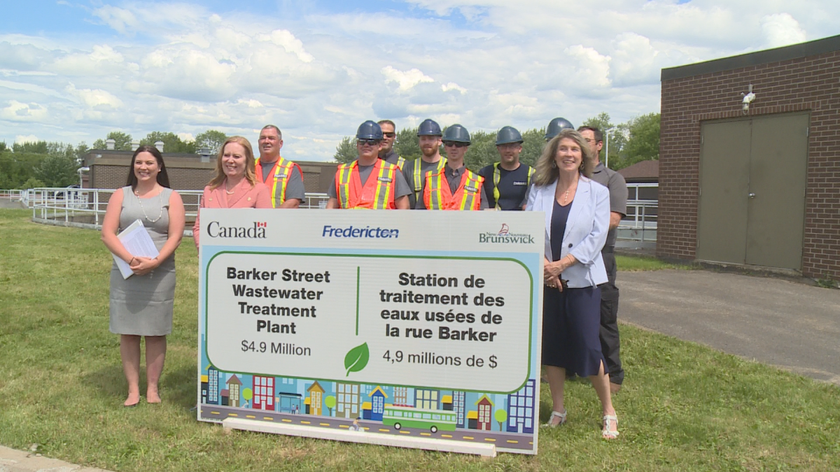 A $36 million investment has been made into Fredericton's wastewater facility.