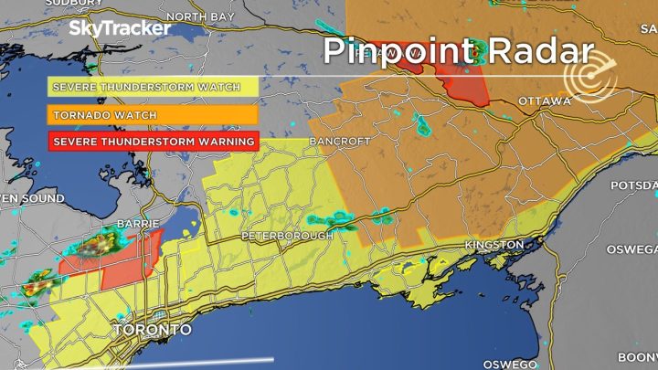 Tornado watch issued for Ottawa, parts of eastern Ontario