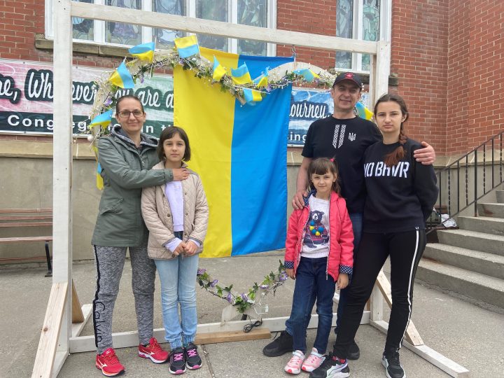 Iullia and Yuri Kovalenko and their children arrived in Calgary from Ukraine in May.