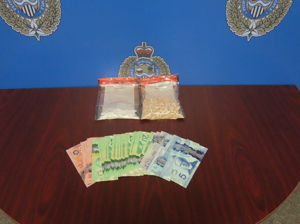 Sarnia, Ont., police seized search officers located 168 grams of light pink coloured fentanyl, 27 grams of crystal methamphetamine, and $1,000 in Canadian currency during a traffic stop in the city's west end on Wednesday, July 13, 2022.