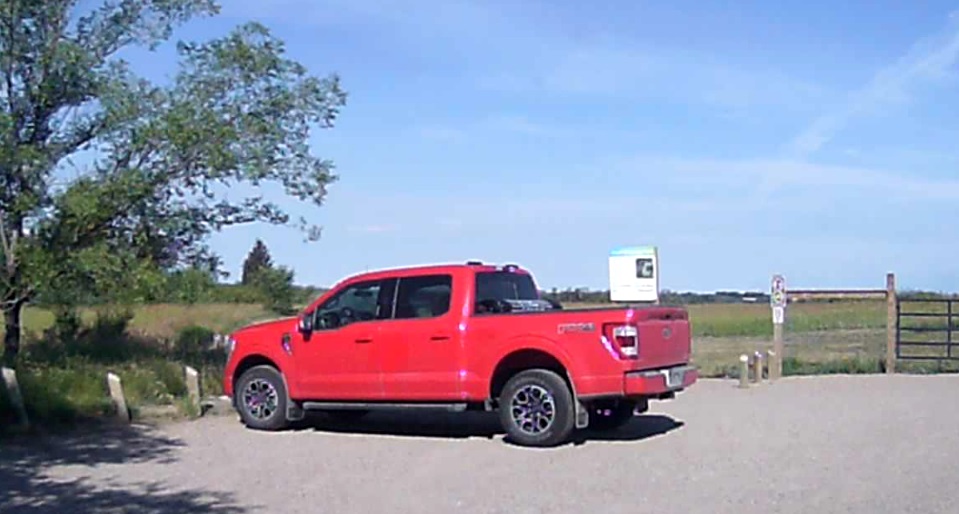 The Saskatoon Police Service are asking for surveillance footage, and have supplied a photo of Dawn Walker's red Ford F-150 for comparison.