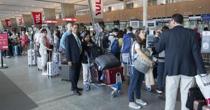 Majority say Canadian airport delays ‘a national embarrassment,’ avoiding travel: poll