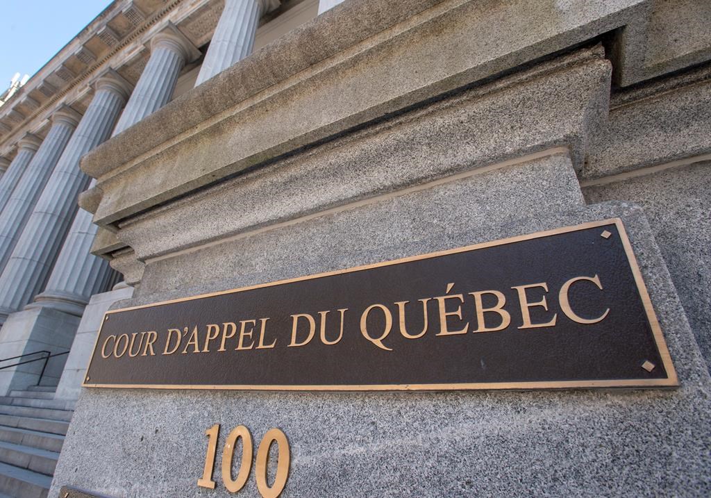 The Quebec Court of Appeal is seen Wednesday, March 27, 2019, in Montreal. THE CANADIAN PRESS/Ryan Remiorz.