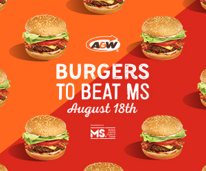 Celebrate A&W Burgers to Beat MS Day and Help Canadians Living with MS - image