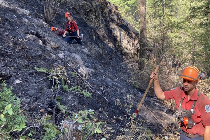 Nohomin Creek wildfire near Lytton, B.C. listed at 2,058 hectares for 4th straight day