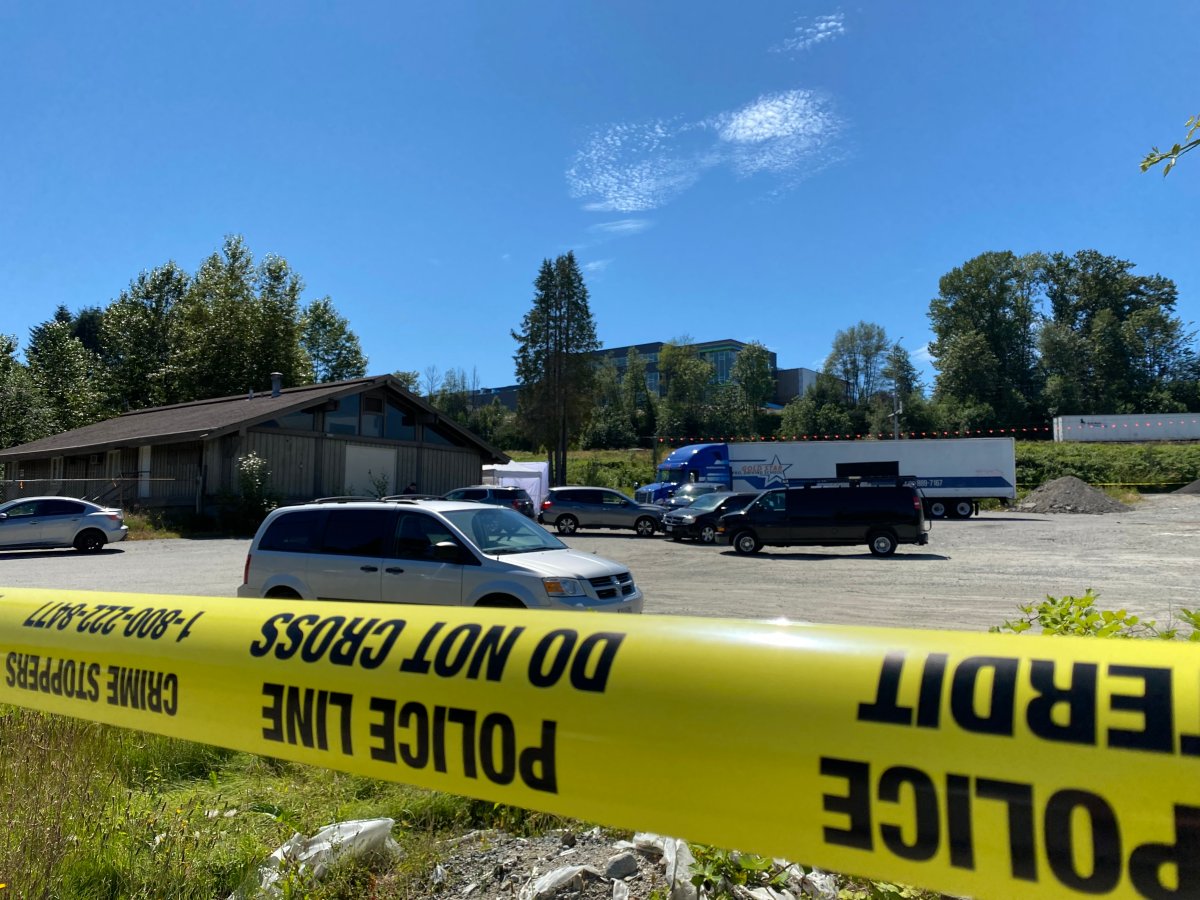Homicide investigators were called to Burnaby Thursday, after a man was found dead in a vacant lot. 