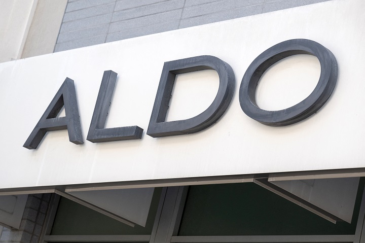 A shop sign of ALDO, on March 28 2022 in Los Angeles CA, USA. 
