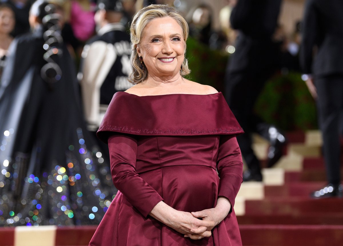 Hillary Clinton attends The Metropolitan Museum of Art's Costume Institute benefit gala celebrating the opening of the "In America: An Anthology of Fashion" exhibition on Monday, May 2, 2022, in New York. 