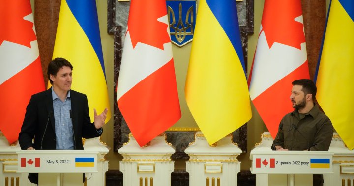 Trudeau to discuss turbines with Zelenskyy as Ukrainian supporters get ready to protest