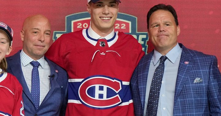 Les Canadiens sélectionnent Slafkovsky avec le premier choix au repêchage de la LNH