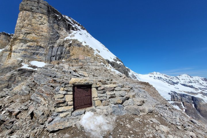 Historic hut in Rocky Mountains dismantled due to erosion of slope