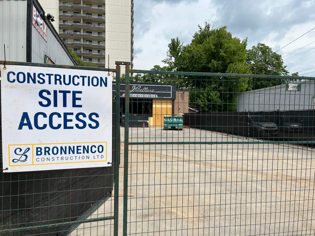 The current state of the upcoming permanent Carepoint consumption and treatment service site, which officials will be up and running by the end of the year.