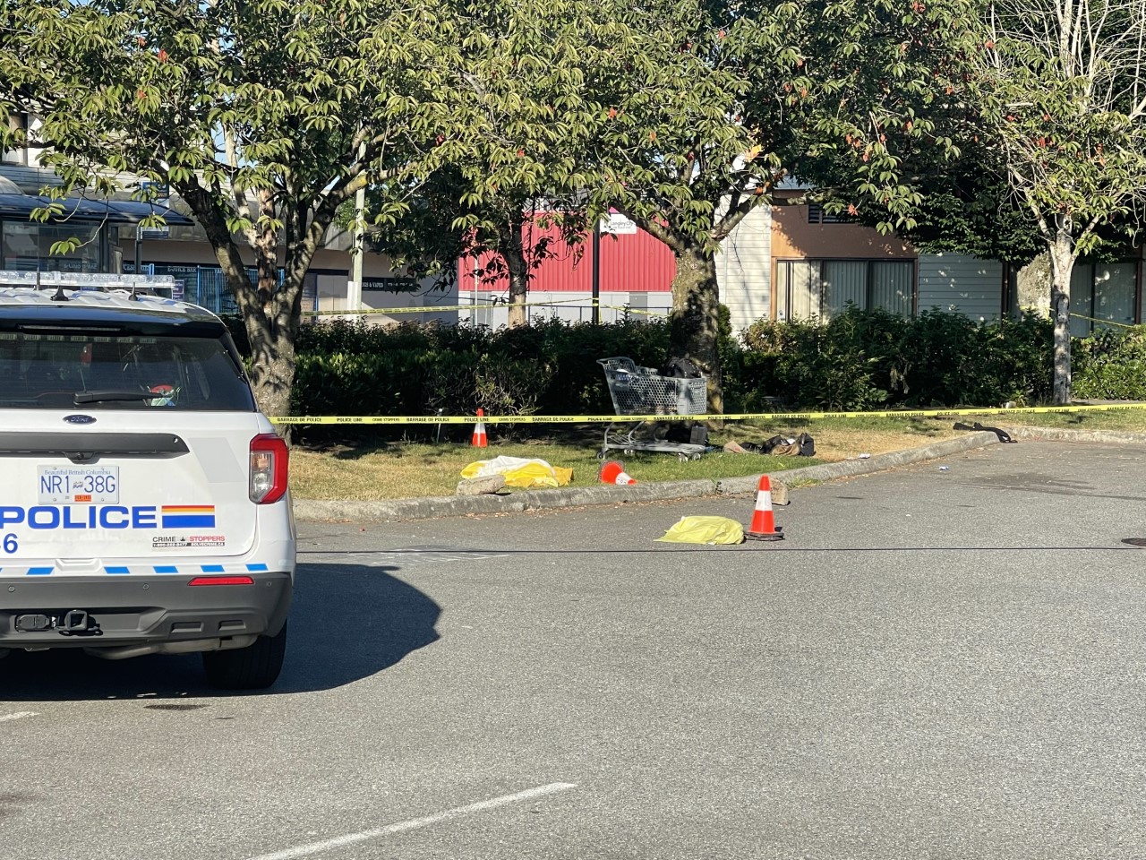 Cascades Casino parking lot in Langley