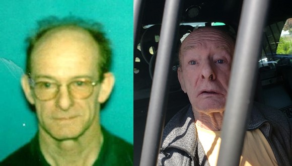In announcing the arrest and deportation of Louis Edward Flood, Creston RCMP also released this side-by-side photo of him in 2000 and July 2022.