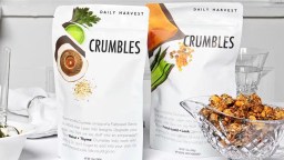 Bags of Daily Harvest's French Lentil & Leek Crumbles that are at the centre of a mysterious food-borne illness.