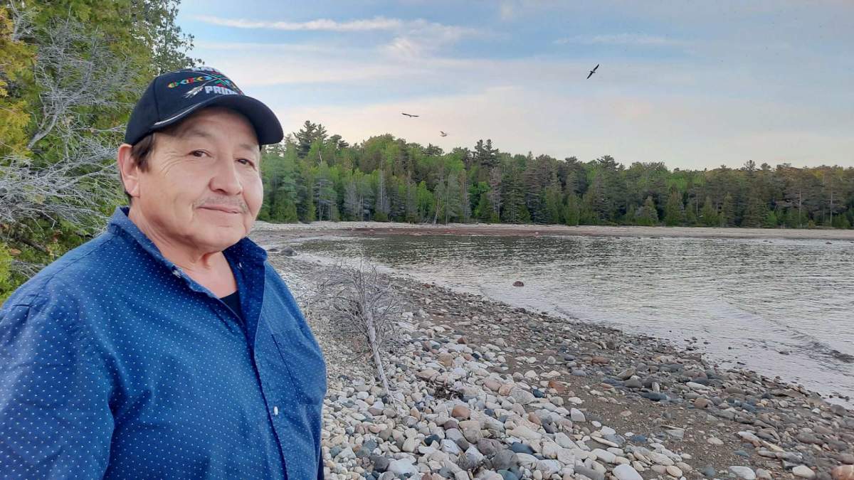 Elder Henry Pitawanakwat speaks five Indigenous languages and is the Ojibwe translator for the duration of Pope Francis' reconciliation pilgrimage in Canada from July 24 to July 29, 2022.