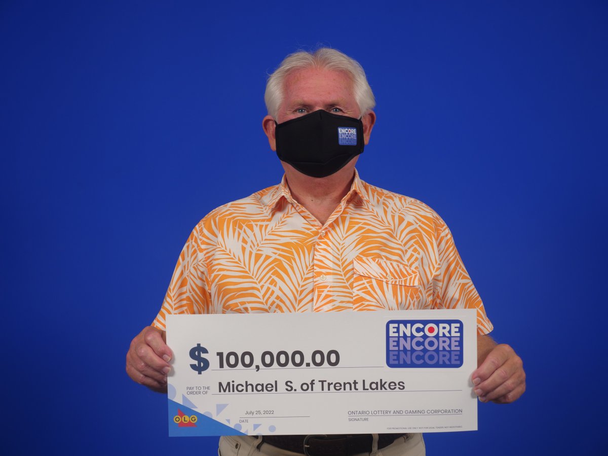 Playing Encore paid off for a Trent Lakes, Ont., resident with a $100,000 prize.