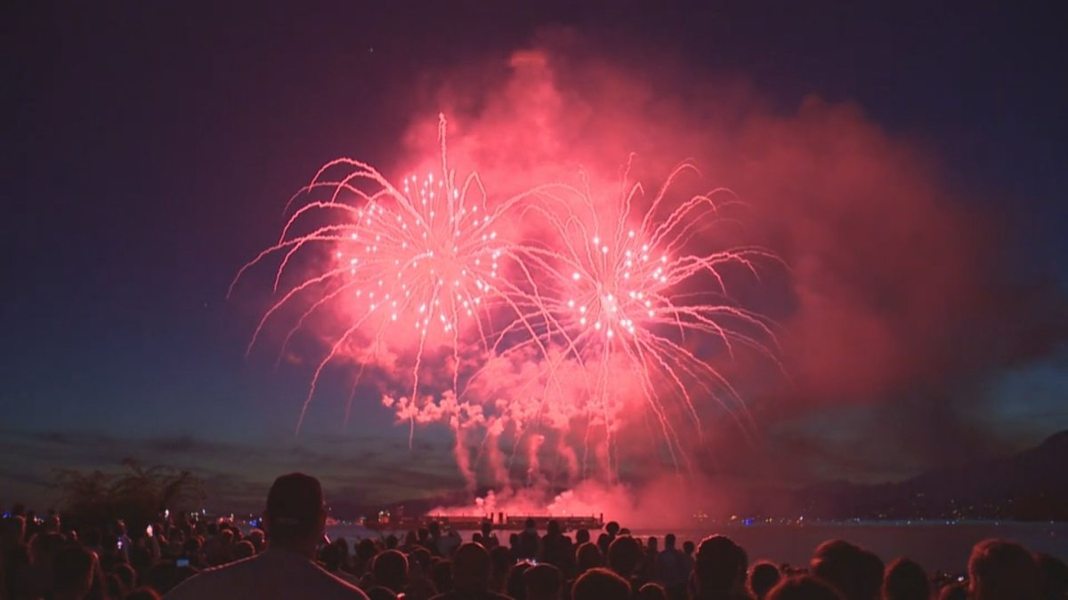 Hundreds of thousands of people attended the final night of Vancouver's Celebration of Light festival.