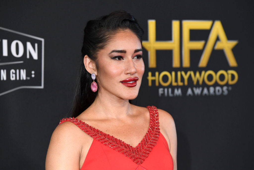 Q'orianka Kilcher attends the 23rd Annual Hollywood Film Awards at The Beverly Hilton Hotel on November 03, 2019 in Beverly Hills, California.